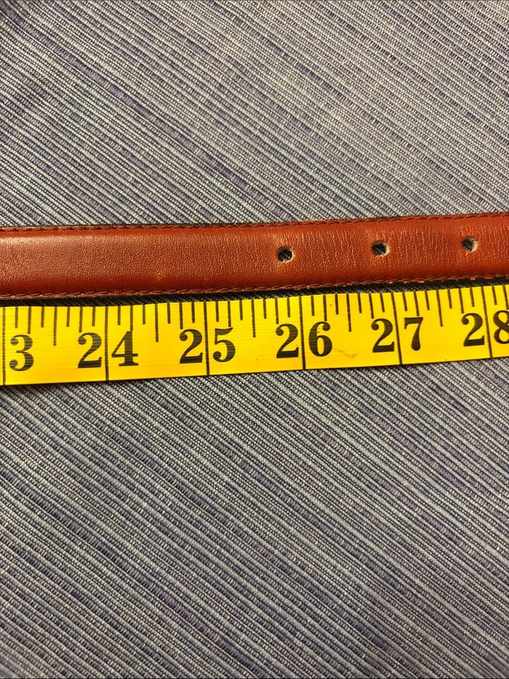 Women’s brown leather belt